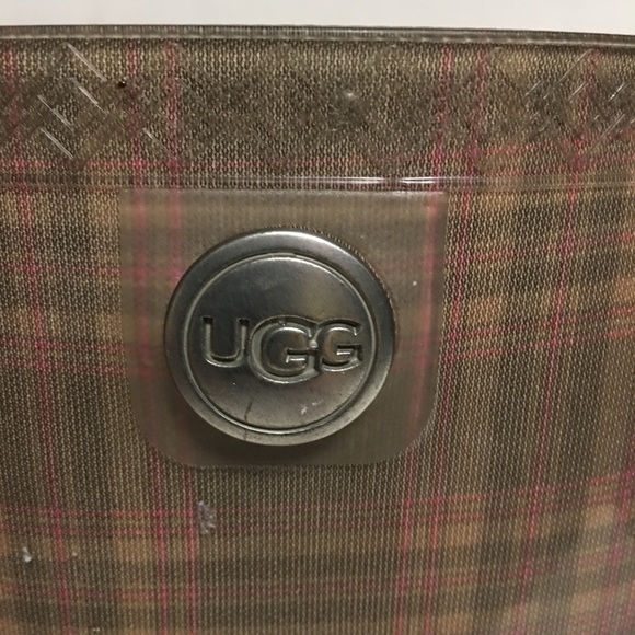 Ugg Waterproof Rain Boots Serpa or wool insoles Plaid Sz 7 EUC almost like new! - Picture 2 of 14